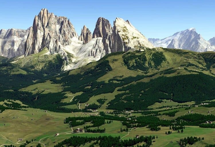 FSC DOLOMITI 3D VEGETATION AREAS